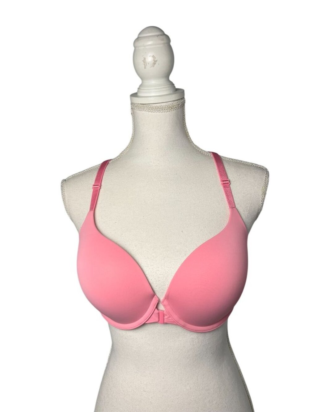 Victoria's Secret T-Shirt Push-Up Bra 36C Pink Full Coverage USED